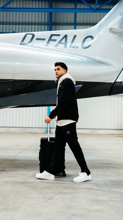 Instagram post by @nadiemamiri10 for BALR.. Caption reads: [...] 😎 @nadiemamiri18 naming his favourite....