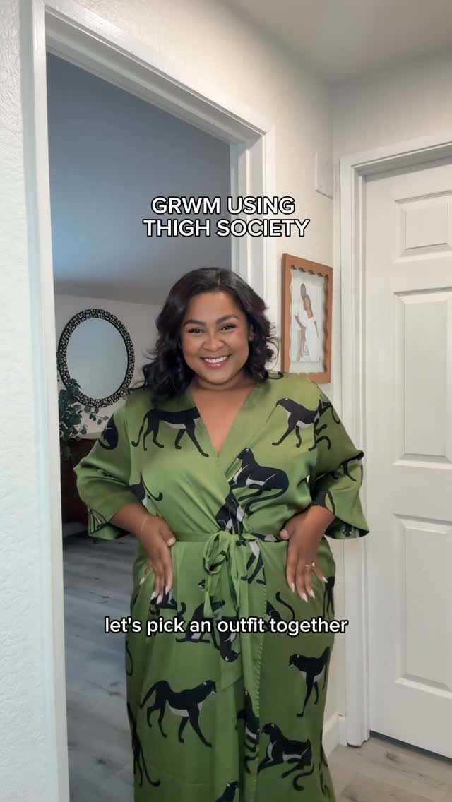 Instagram post by @mayadannie for Thigh Society. Caption reads: The best anti-chafing shorts that will have you....