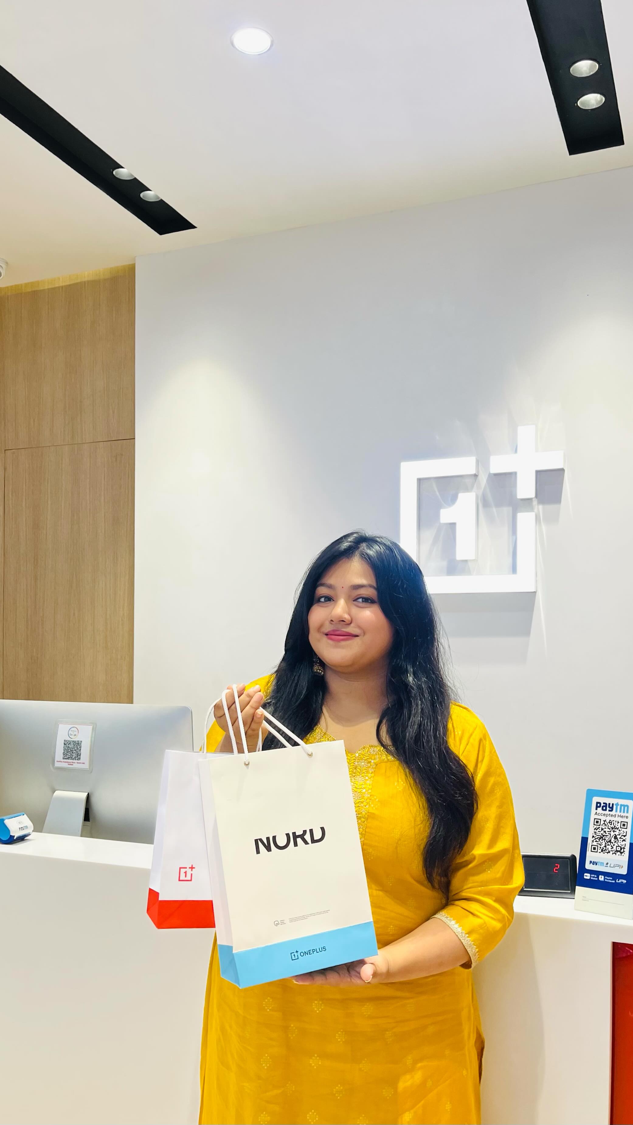 Instagram post by @thehungrygourmand for OnePlus. Caption reads: Festive celebrations just got a whole lot better....