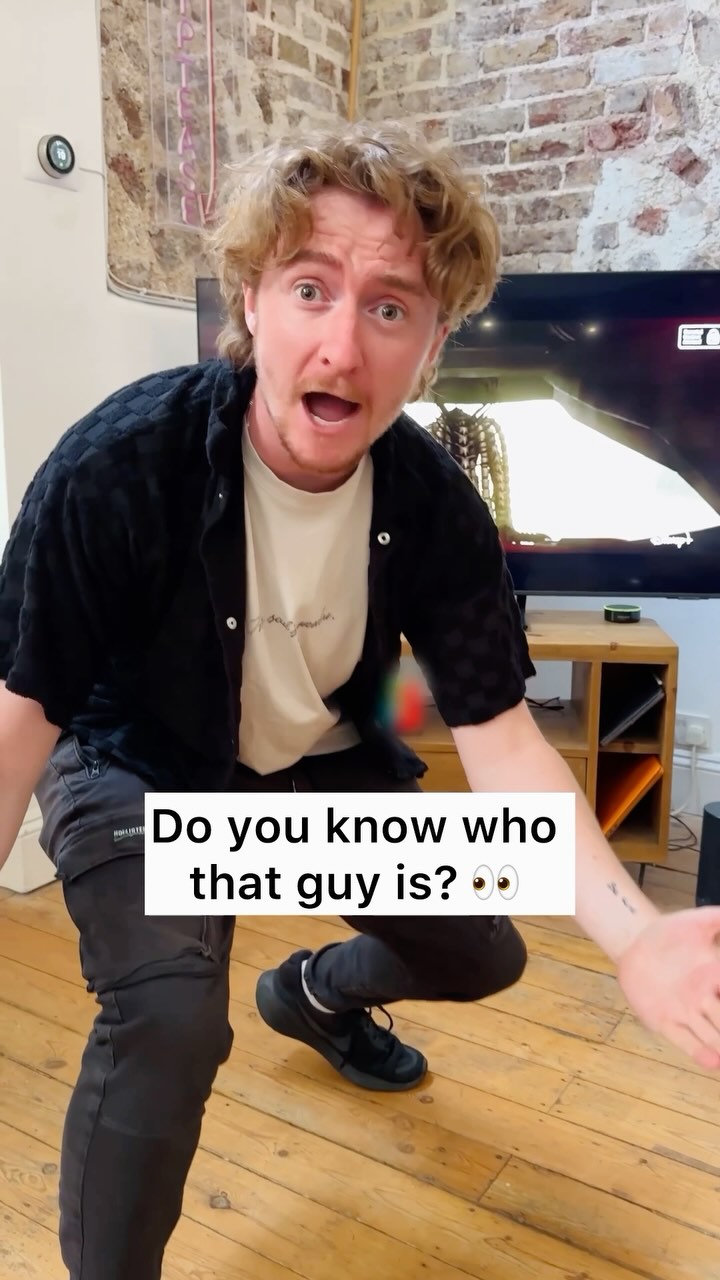 Instagram post by @itsnickandcam for 20th Century Studios. Caption reads: AD ‘Who is HE?! 👀 Find out June 6th - Predator:....