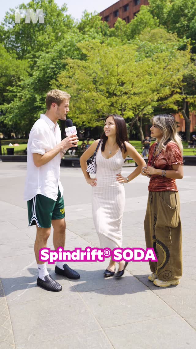 Instagram post by @whatspoppin for Spindrift. Caption reads: The perfect accessory, coast to coast, Spindrift®....
