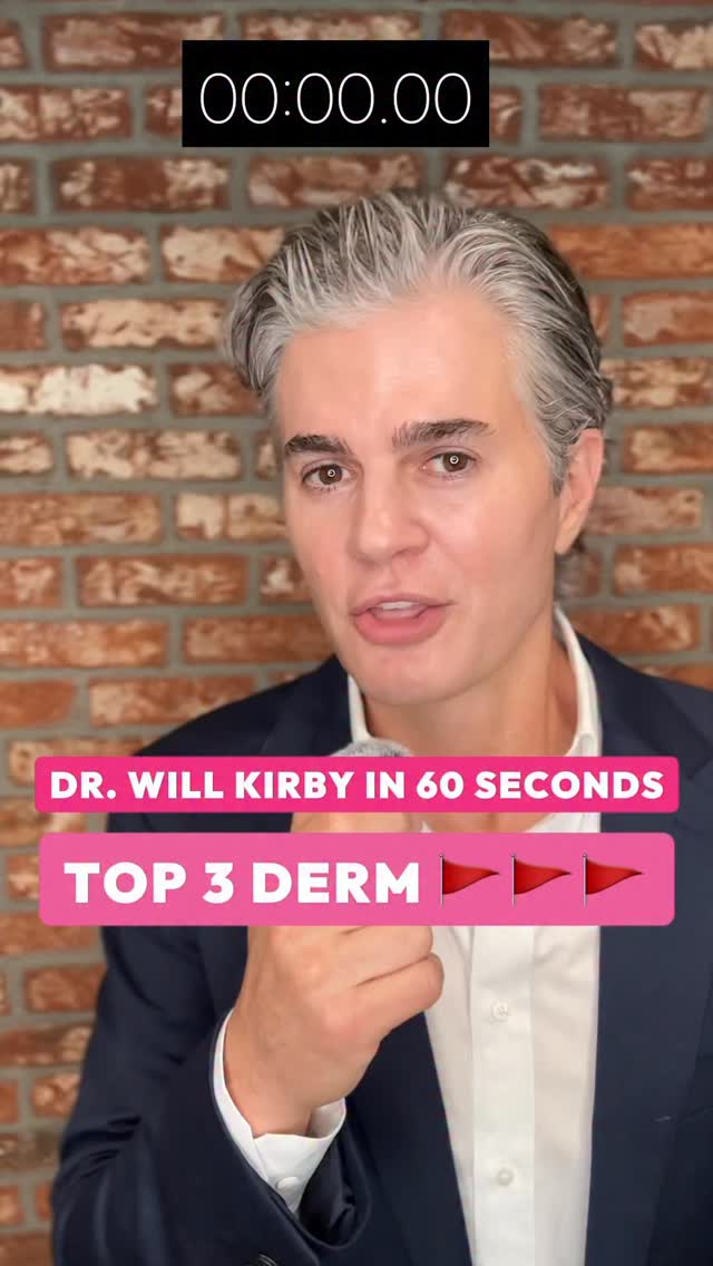 Instagram post by @drwillkirby1 for LaserAway. Caption reads: Ready, set, take notes. 📝 Great skincare isn’t....