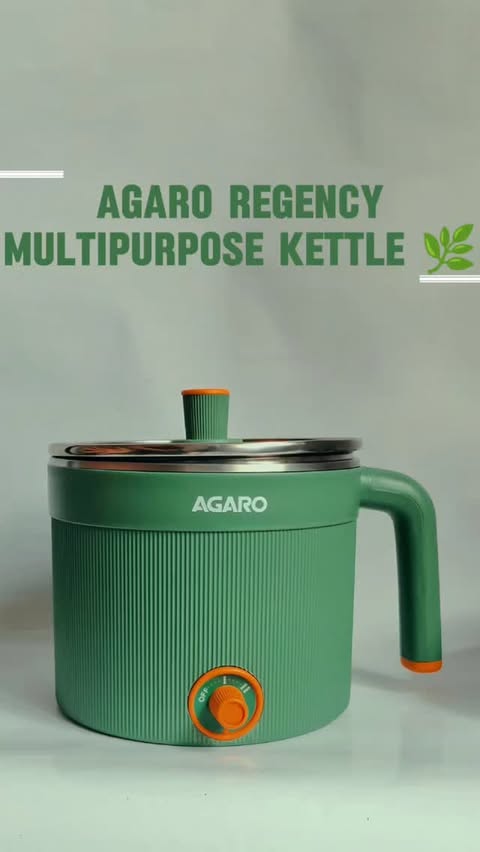 Instagram post by @korean_sonyeo_ for AGARO Lifestyle. Caption reads: Your daily routine just got 10x easier ☕️🌿✨....