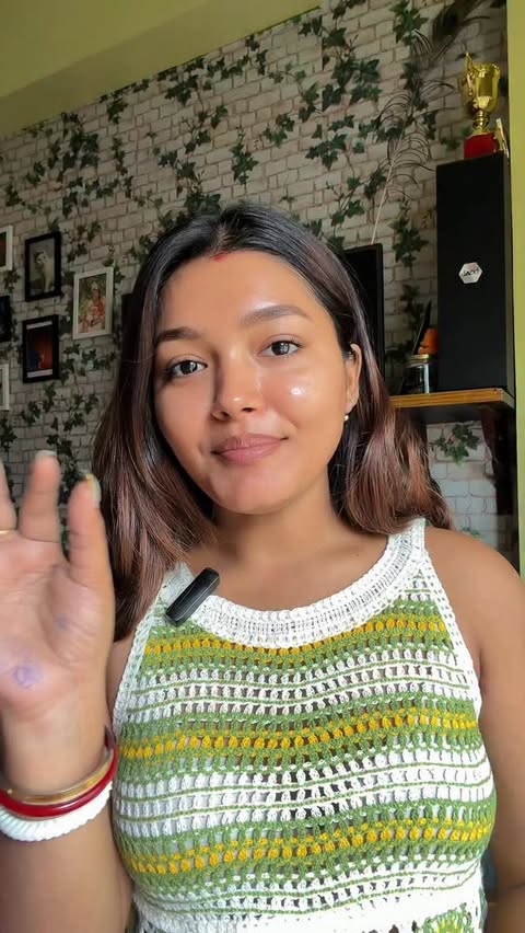 Instagram post by @snehadas.6 for mCaffeine. Caption reads: Comment for link 🔗 
Mcaffeine Buy One Get ONE....