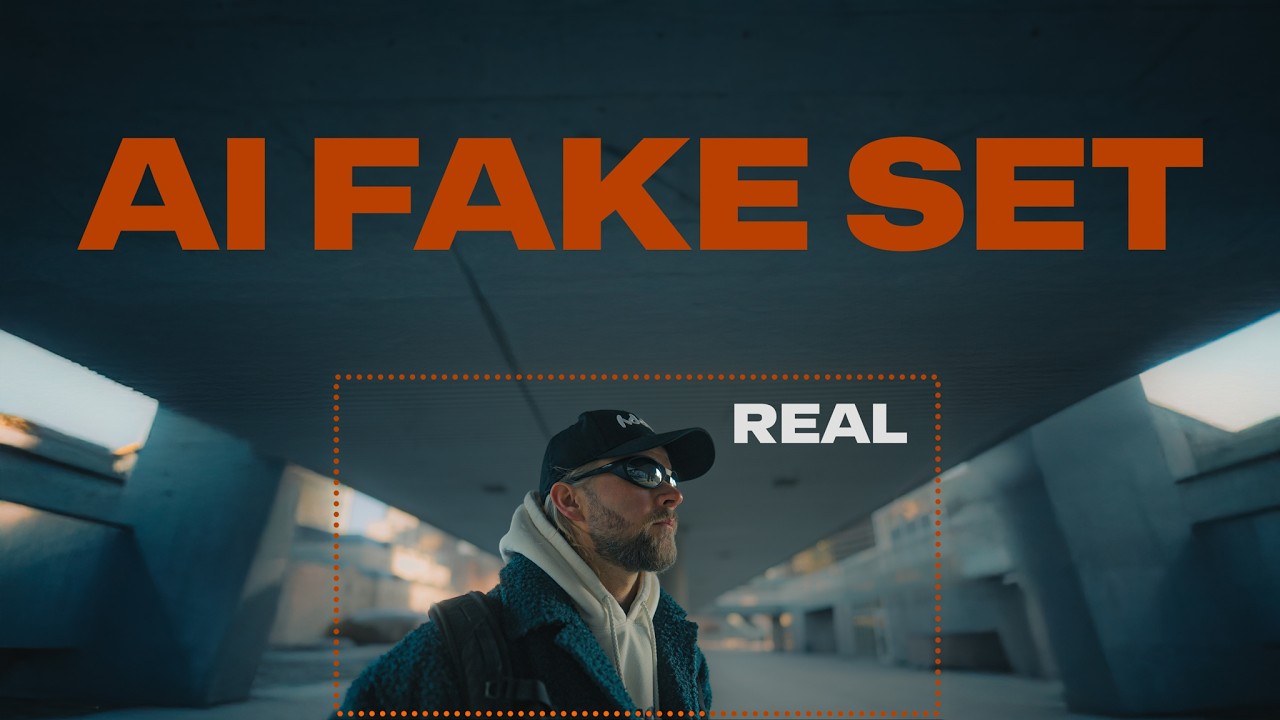 YouTube post by @mattih for SmallHD. Caption reads: Make Fake Film Locations With This AI Tool.