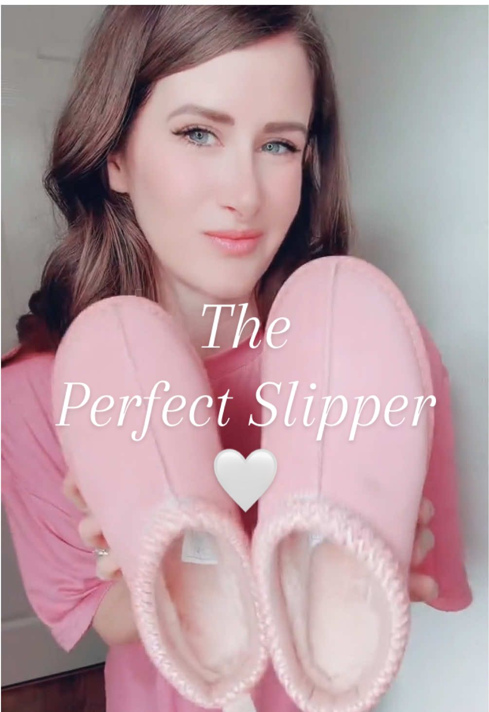 TikTok post by @withashleyz for Dream Pairs. Caption reads: Cozy girl era ☁️ These @Dream Pairs slippers are....