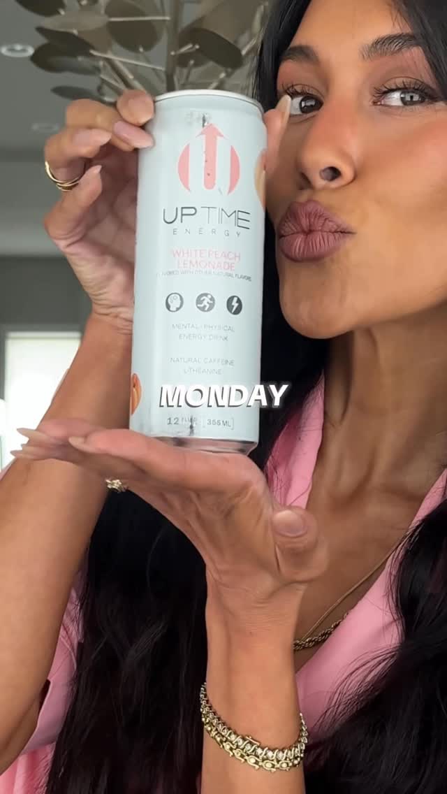Instagram post by @litiagarr for UPTIME Energy. Caption reads: matching fits with my fave @uptimeenergy flavors....