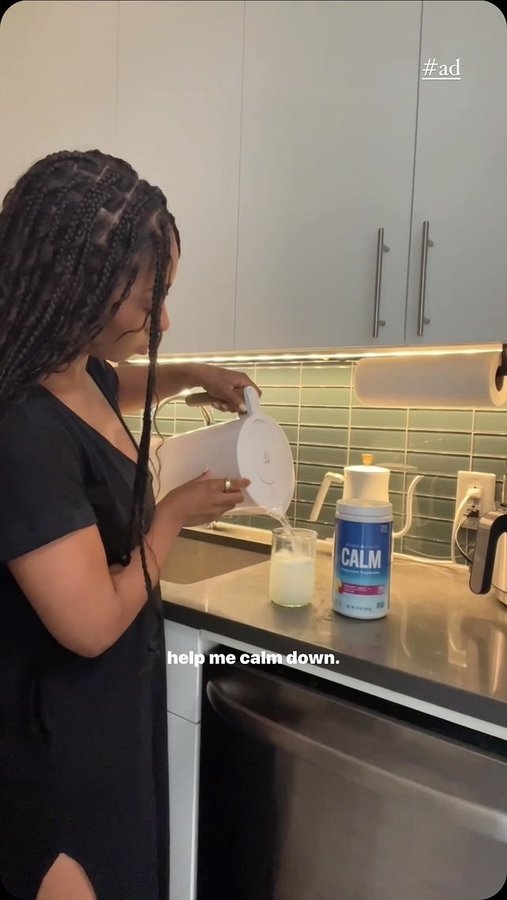 Instagram post by @lesalfred for Natural Vitality. Caption reads: Natural Vitality Calm is a great source of....