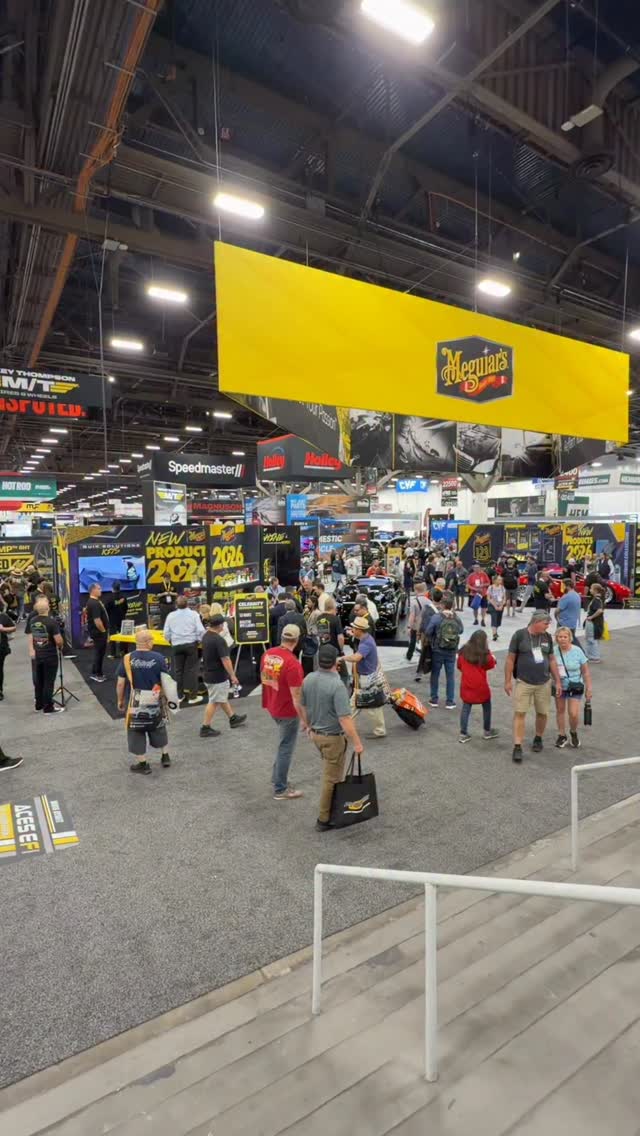 Instagram post by @sammit01 for Meguiar’s. Caption reads: The real MVP this SEMA is Meguiars with their new....