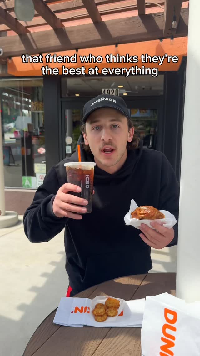 Instagram post by @thepointerbrothers for Dunkin’. Caption reads: I think he’s on to something with that $6 Meal....