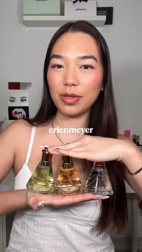 Instagram post by @jas.mine.ang for Good Chemistry. Caption reads: these good chemistry eau de parfum are def a new....