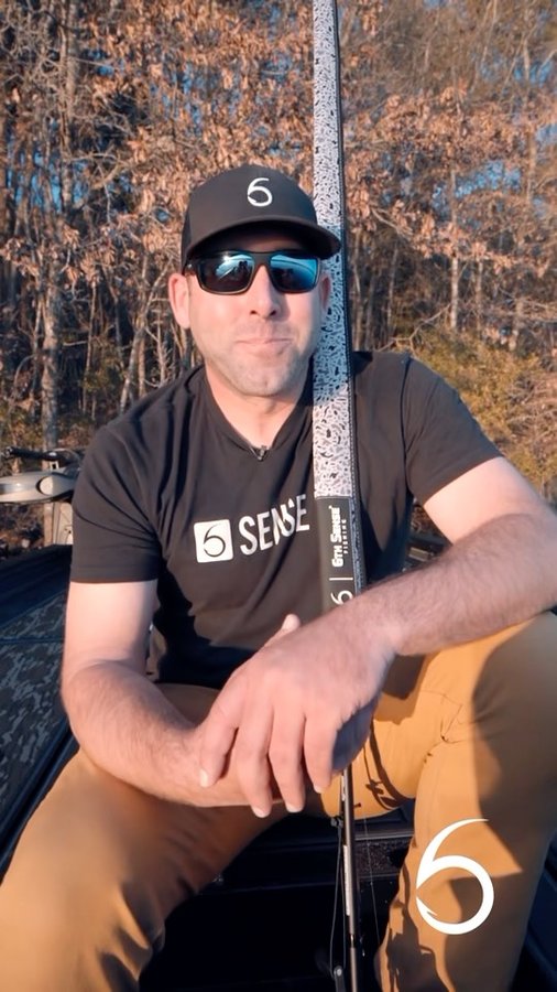 Instagram post by @leelivesaybasselite for 6th Sense Fishing. Caption reads: Excited to announce and extend my @6thsensefishing....