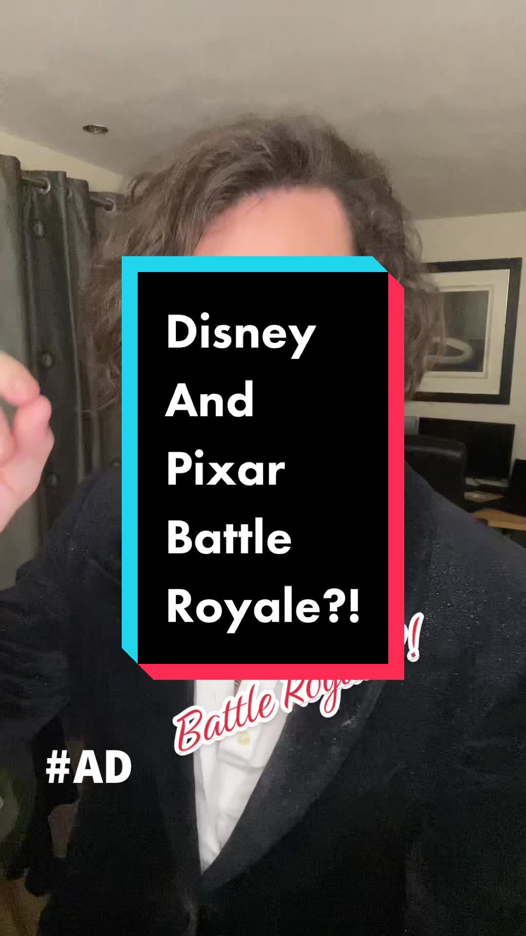 TikTok post by @ashvalmont for The Op Games. Caption reads: Thanks @theopgames!! #AD - Disney Sorcerer’s Arena....