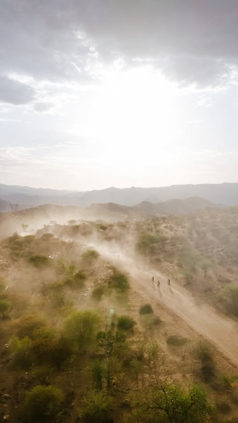 Instagram post by @nedbankdesertdash for Nedbank. Caption reads: Welcome to the Nedbank Desert Dash, the single....