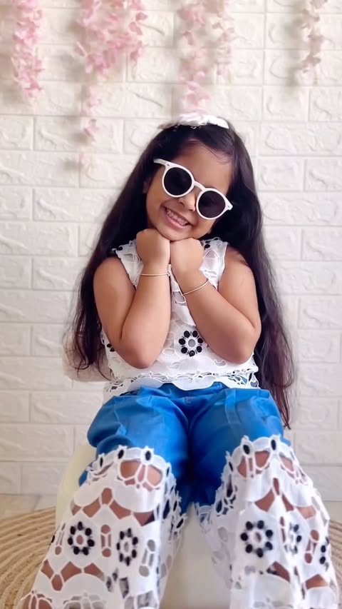 Instagram post by @babysona_1012 for Hopscotch. Caption reads: Gen Alpha energy = ON 🔥 Outfit from @hopscotch.in....