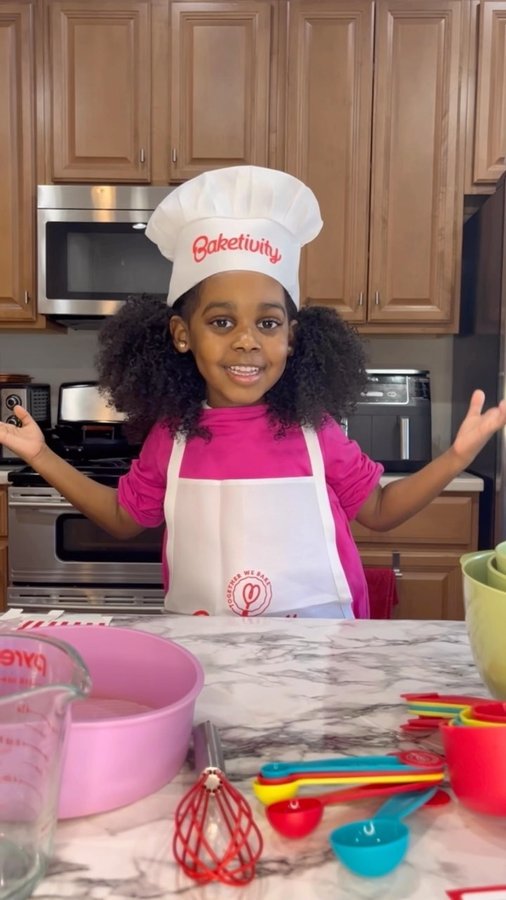 Instagram post by @lifewithdenarenee for Baketivity. Caption reads: [...] all the time with her lovie so I knew....