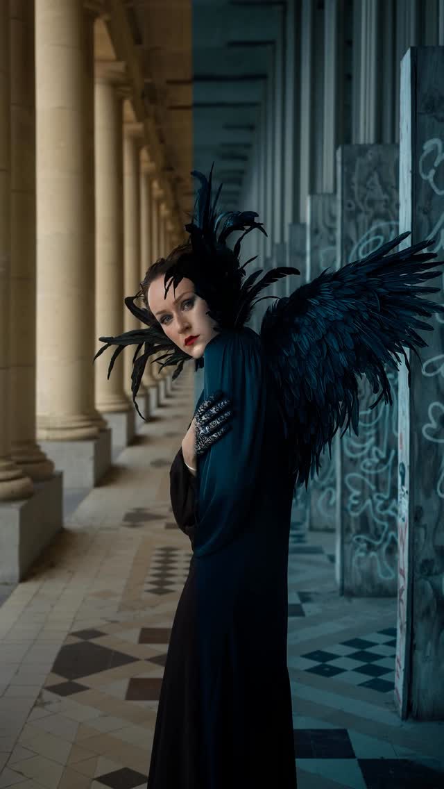 Instagram post by @floraborsiofficial for Adobe Photoshop. Caption reads: Before & After 
Photo made with @hasselblad in....