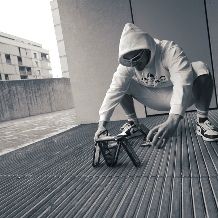 Instagram post by @patopopular for Mobilfox. Caption reads: Péter Svit Héjtyer feat. Duško @mobilfox_sk #ad....