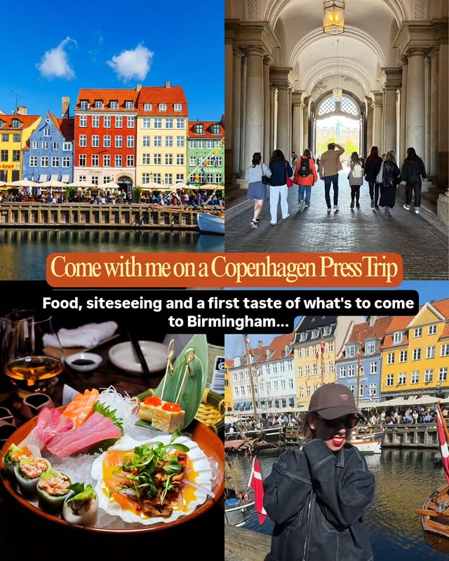 Instagram post by @bababouttown for Sticks'n'Sushi. Caption reads: [...] I headed over to Copenhagen with....
