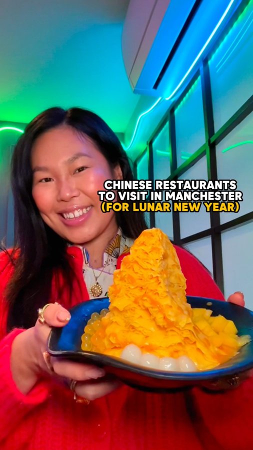 Instagram post by @homechinesemanchester for VisitEngland. Caption reads: [...] in Manchester! I’ve teamed up with....