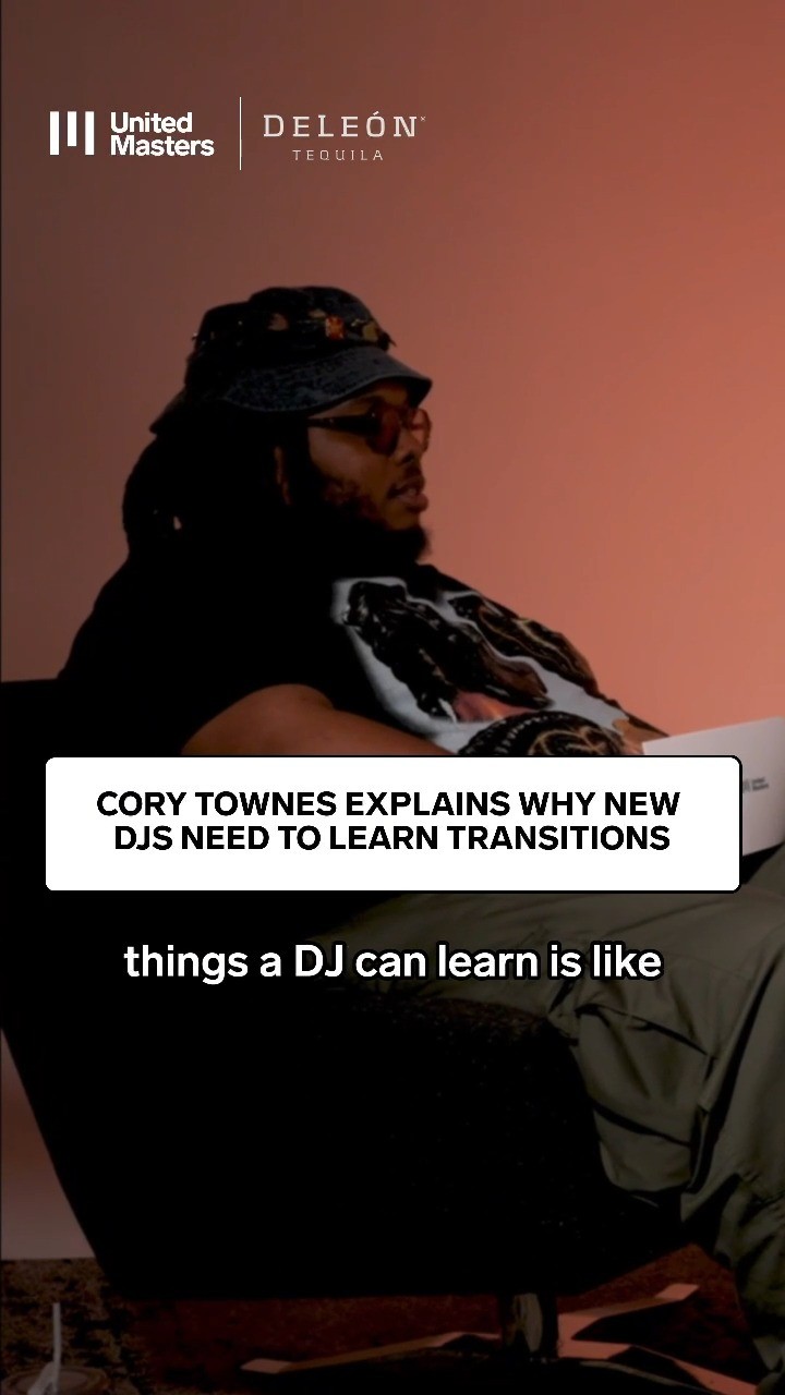 Instagram post by @corytownes for UnitedMasters. Caption reads: Stay in your lane, or don’t 🛣️ Merging is a life....