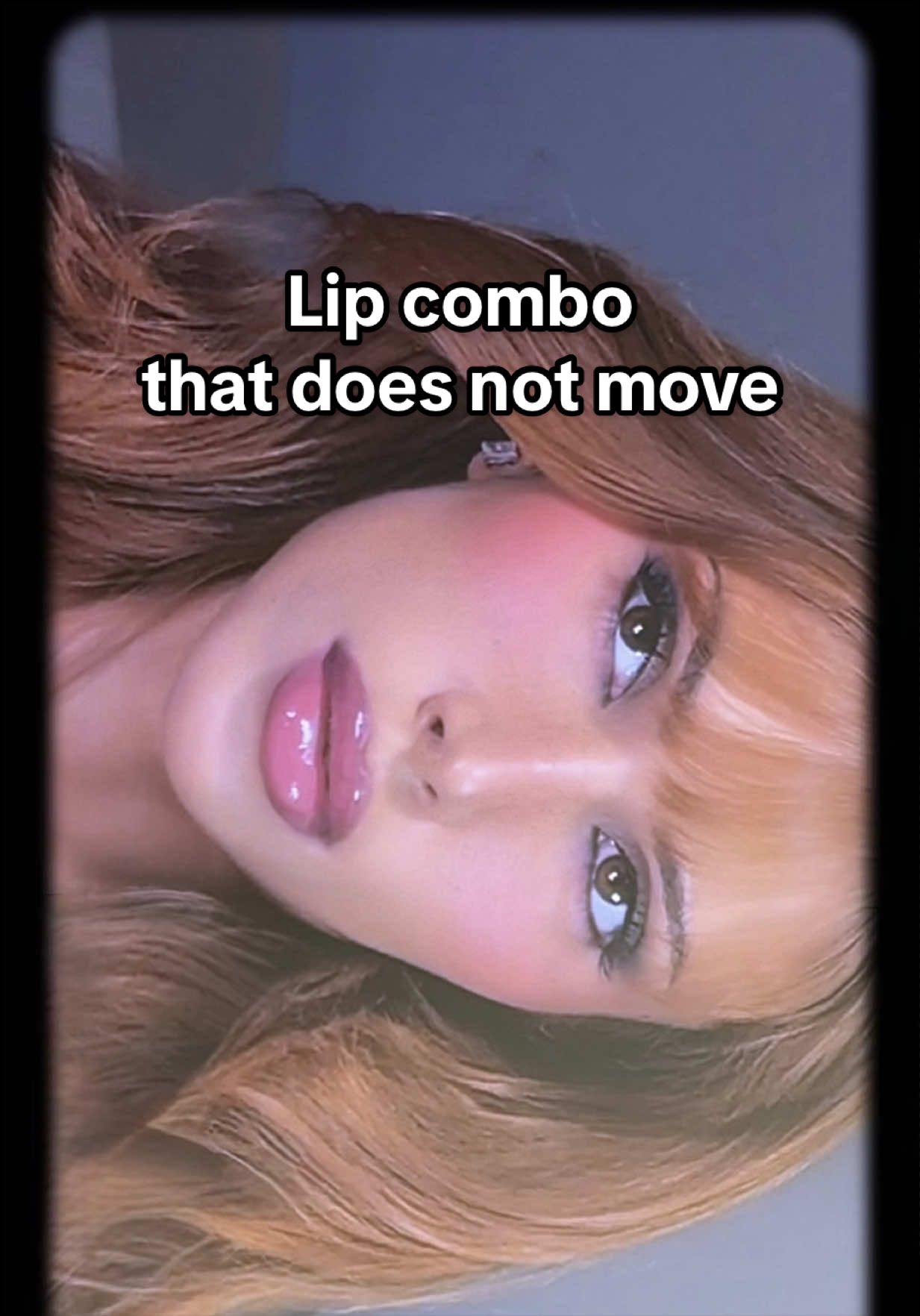 TikTok post by @phoebetorrance for Rhode. Caption reads: [...] lip lingerie in hot and heavy @RHODE bend....