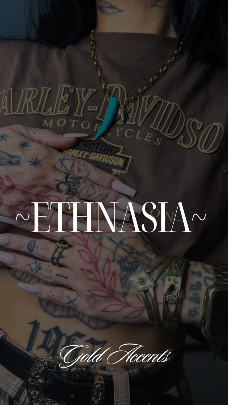 Instagram post by @itsruthgeorgina for Ethnasia Jewelry. Caption reads: [...] in @ethnasia_jewelry 🌙💫....