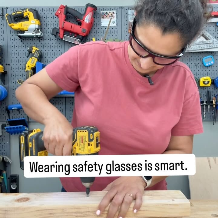 Instagram post by @anikasdiylife for Lucyd. Caption reads: [...] safety glasses. 

I’ve been wearing the....