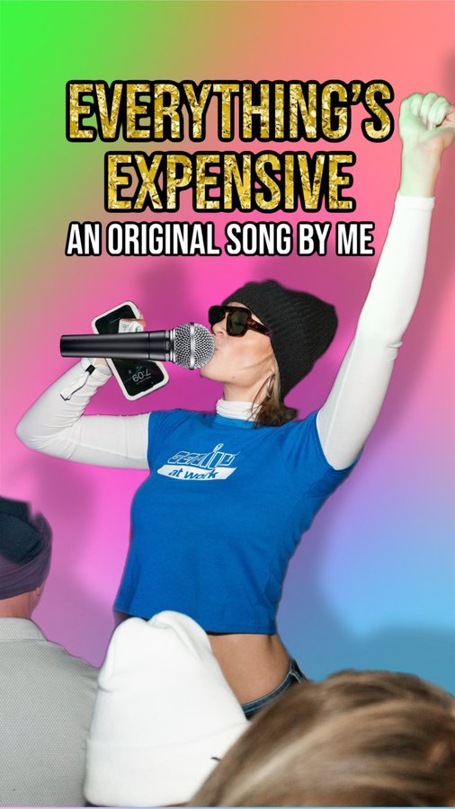 Instagram post by @tayylavie for Lucchese. Caption reads: Quick 30-second freestyle inspired by a Lucchese....