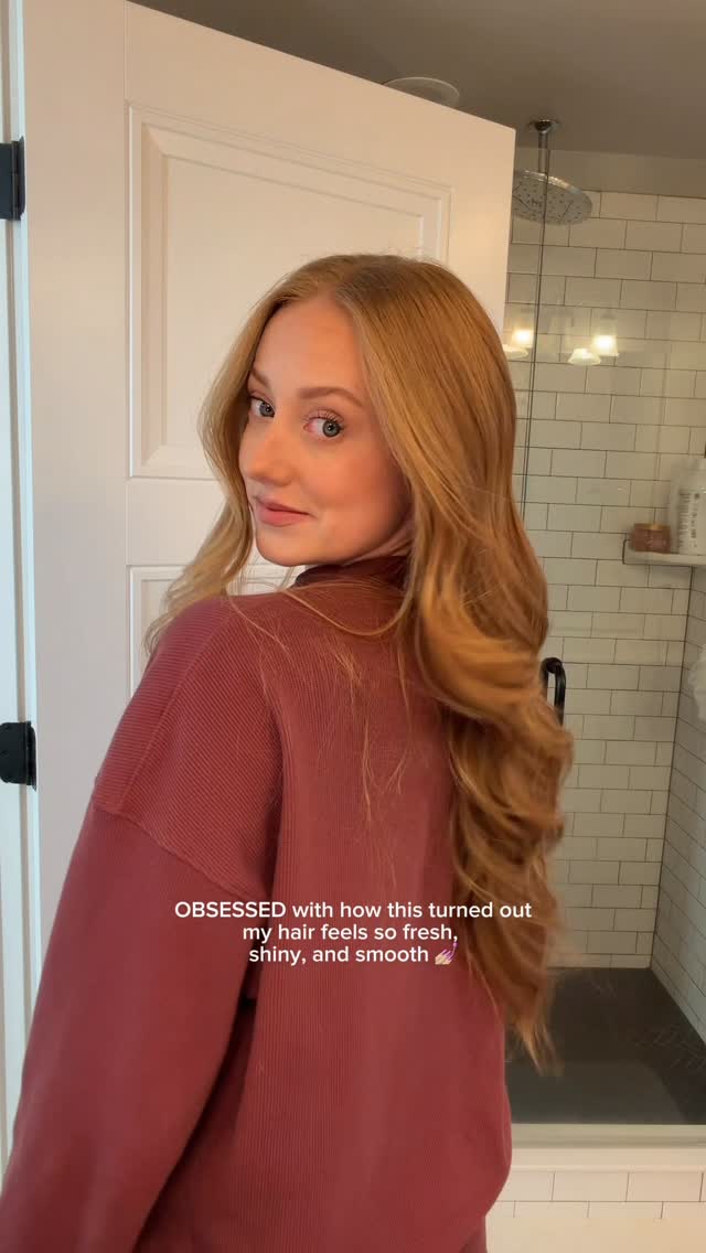 Instagram post by @kt.gonzales for Kristin Ess Hair. Caption reads: [...] #transformation @target @kristinesshair.