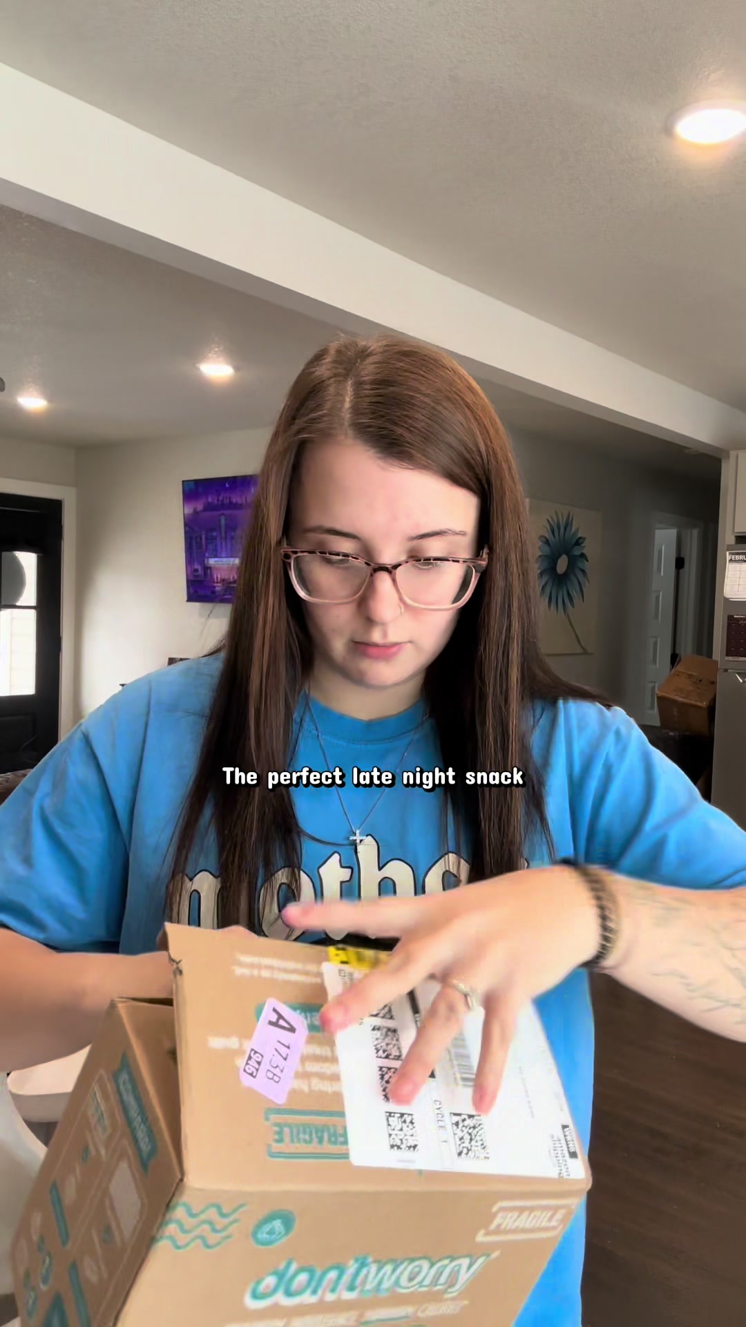TikTok post by @vmqualls98 for dontworrysnacks. Caption reads: @dontworry snacks @dontworrysnacks THESE ARE SO....