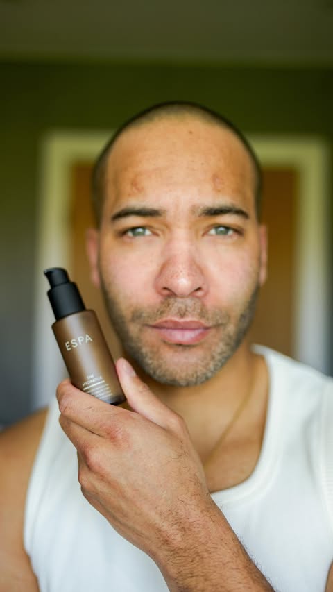 Instagram post by @cyisthelimit for ESPA. Caption reads: ad only 2 @espaskincare items needed for your....