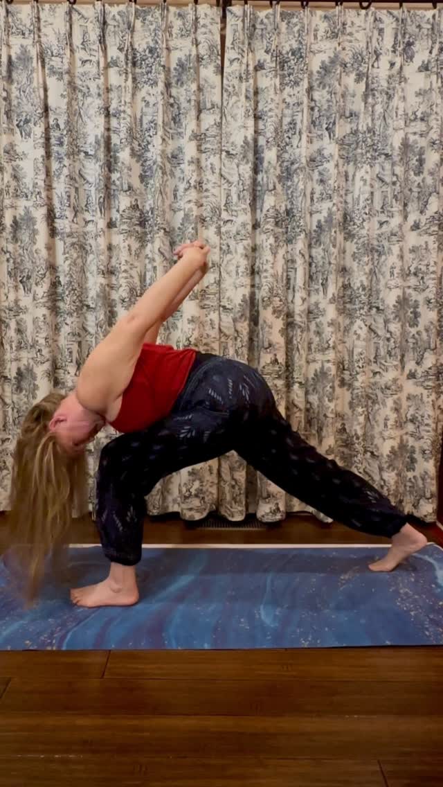 Instagram post by @iconicyogis for Boho Pants. Caption reads: Humble Warrior: a reminder to ground ourselves in....