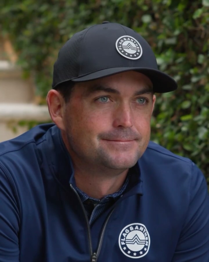 Instagram post by @keeganbradley1 for Flag & Anthem. Caption reads: @flagandanthemco just dropped a limited edition....