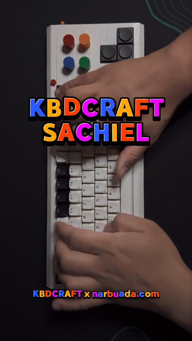 Instagram post by @samuelnarbuada for KBDcraft. Caption reads: The @KBDCRAFTER SACHIEL with stock S^2 (Super....