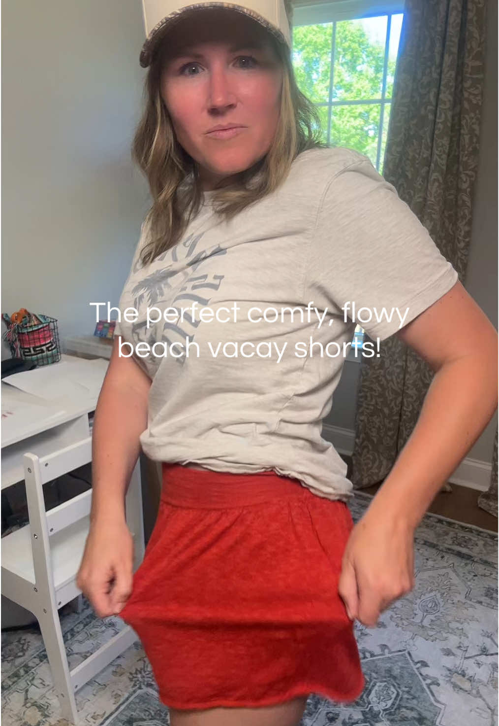 TikTok post by @kait_rainey for Songling Fashion. Caption reads: These shorts from @Songling are the perfect comfy,....