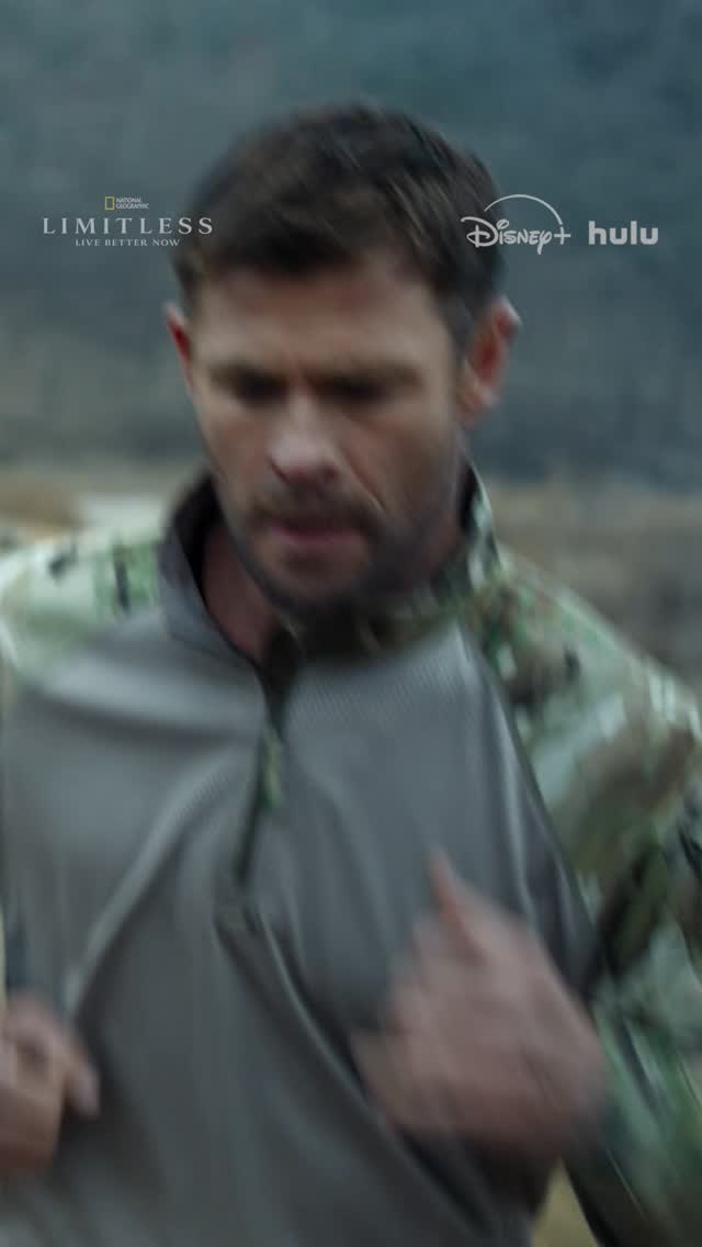 Instagram post by @chrishemsworth for Hulu. Caption reads: It’s all in the mind….. unless you’re sprayed....