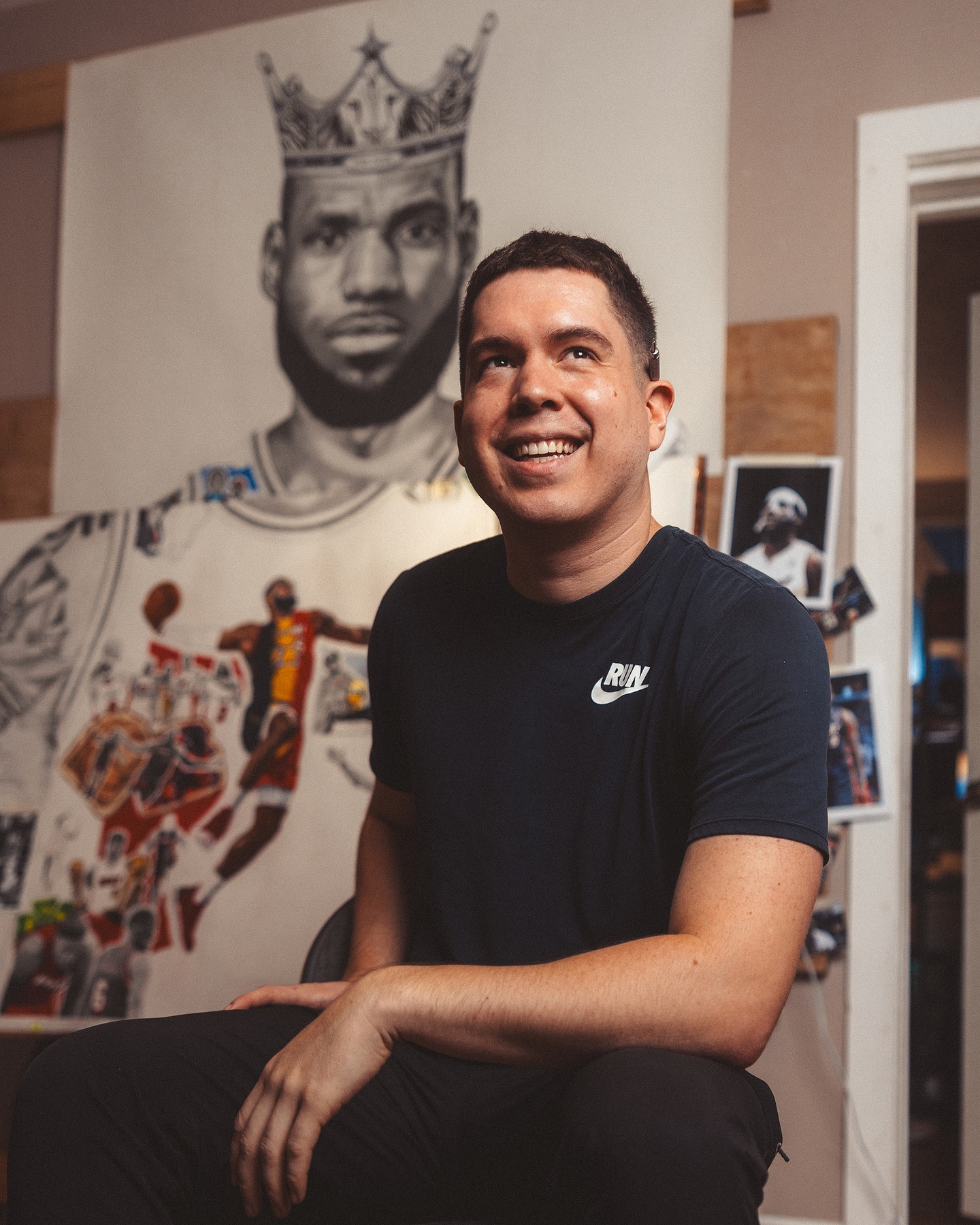 Instagram post by @mistuhray for Hibbett. Caption reads: "I didn't really choose it, it chose me" 👑....