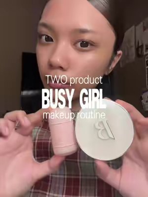 TikTok post by @mari1ngg for Banila Co USA. Caption reads: [...] Cushion 2) Romantic Blush Lip & Cheek....