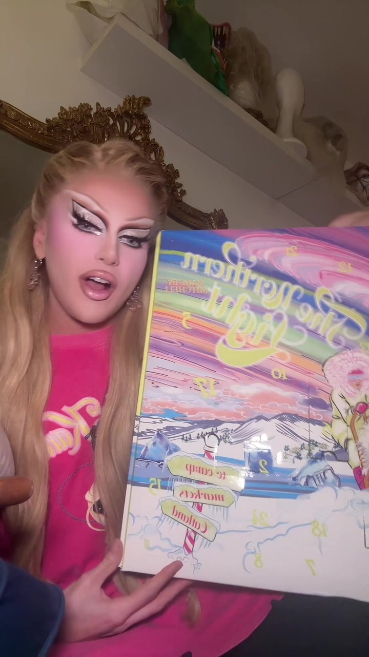 TikTok post by @kam_hugh for MADE BY MITCHELL. Caption reads: ADVENT CALENDAR @🇬🇧MADEBYMITCHELL🇬🇧 day 4,5,6....