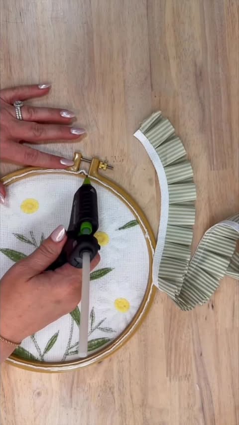Instagram post by @julieswreathboutique for Hobby Lobby. Caption reads: Strolling through Hobby Lobby, I spotted the....