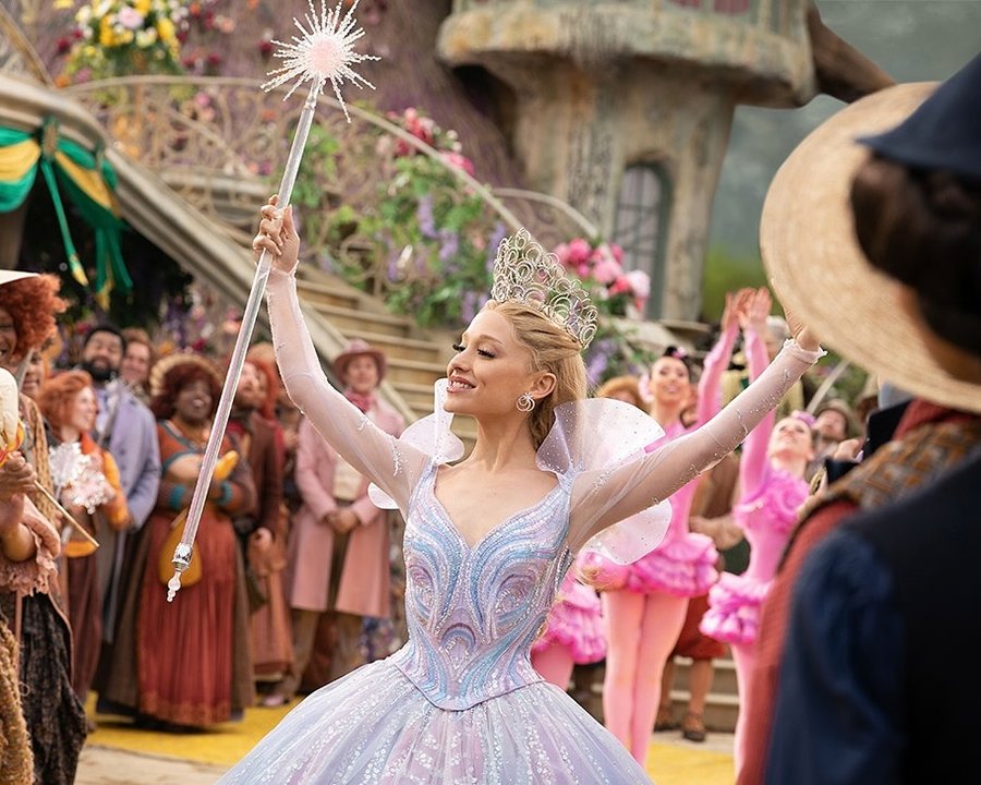 Instagram post by @honeymoonavenue for Hollywood Reporter. Caption reads: the @hollywoodreporter calls ariana ’the new and....