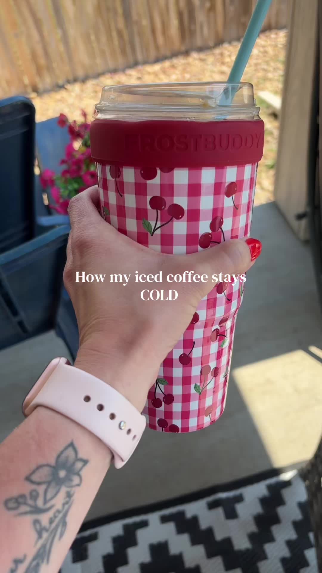 TikTok post by @megkauffman for Frost Buddy. Caption reads: Everyone needs a @Frost Buddy in their life....