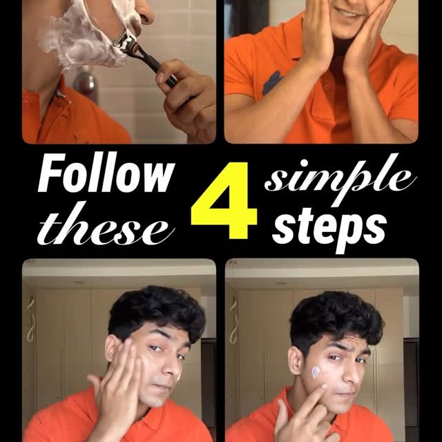 Instagram post by @iyassh_xo for Gillette. Caption reads: Skincare 🌞 doesn’t mean taking care of Just....