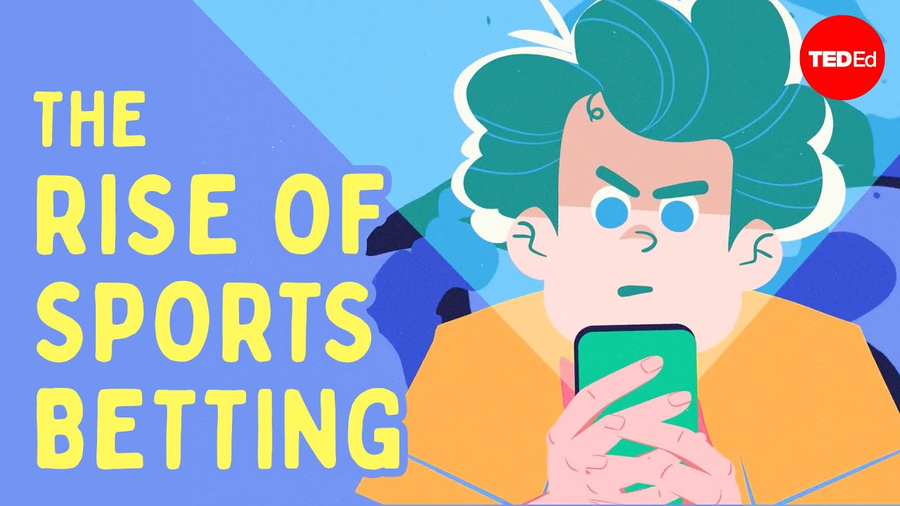 YouTube post by @TEDEd for TED. Caption reads: The clever trick used by sports betting apps -....