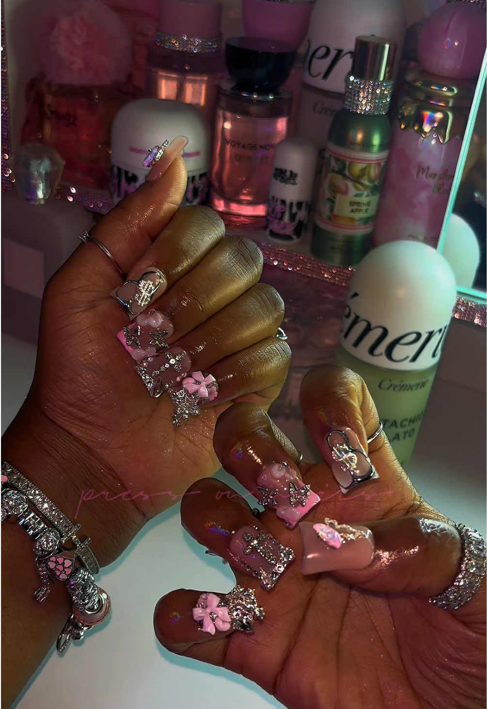 TikTok post by an influencer for Delicate Thing. Caption reads: [...] with this settt 😍😍 @Delicate thing....