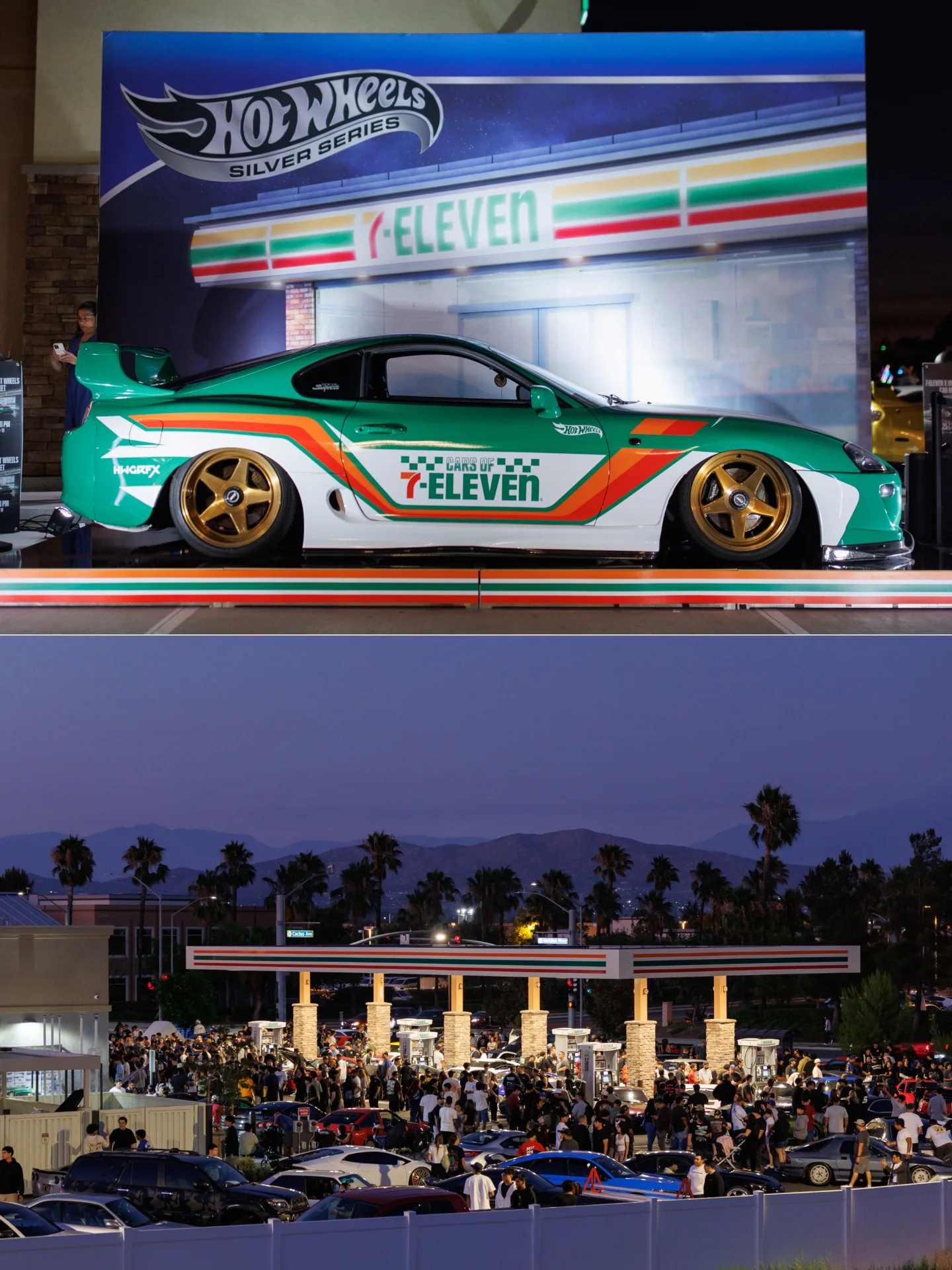 Instagram post by @larry_chen_foto for 7-Eleven. Caption reads: I think my favorite part of the 7-Eleven x Hot....