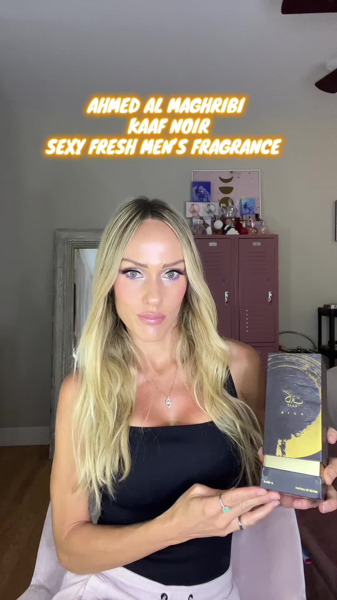 TikTok post by @aleishabudgetbeauty1st for PerfumeboxUSA. Caption reads: @Ahmed Al Maghribi Perfumes from @perfumeboxusa is....
