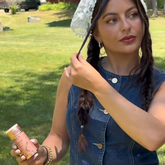 Instagram post by @brookiehuston for Nexxus Haircare. Caption reads: Still not over this magical day with....