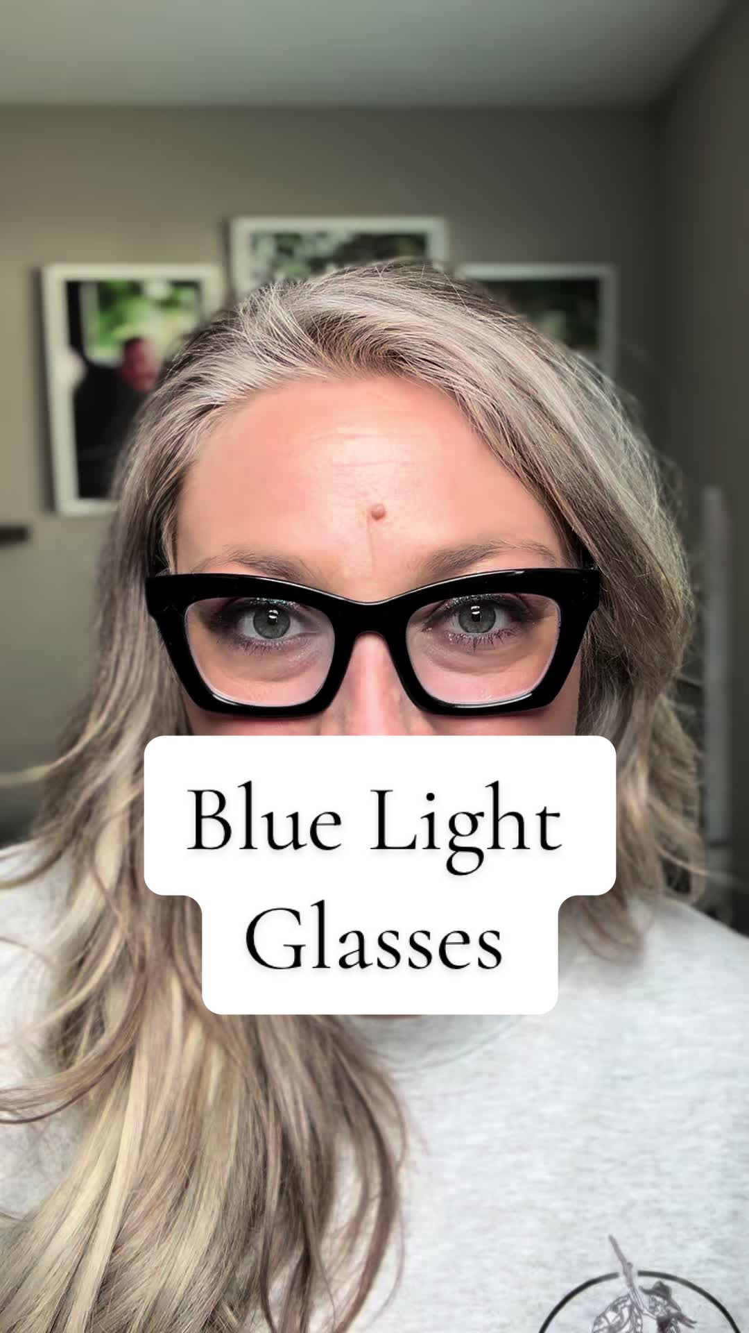 TikTok post by @ashtonmelkonyan for RESJOK Reading Glasses. Caption reads: Blue light glasses are a Must!!! @RESJOK READING....